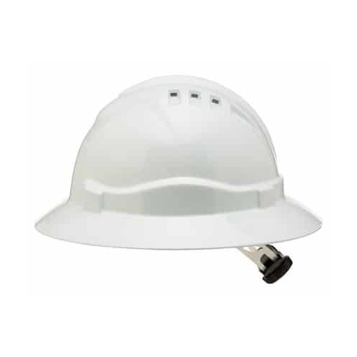 Hard Hat Vented Full Brim Ratchet Harness