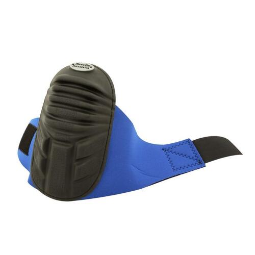 Crescent Lufkin Knee Protectors Blue/Black Pro Single Strap