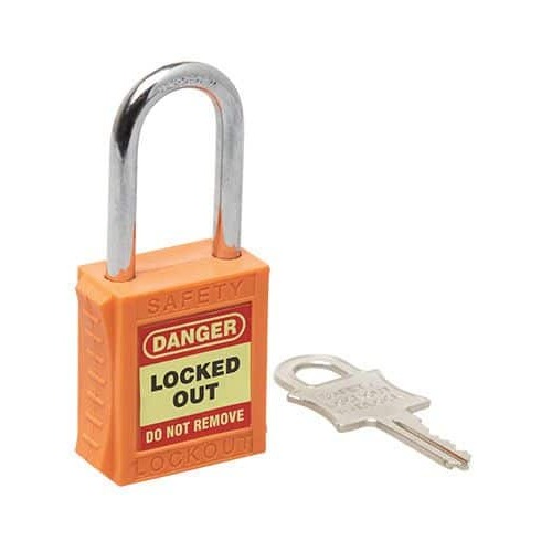 Safety Lockout Padlock 46mm - Orange