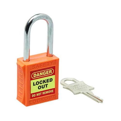 Safety Lockout Padlock 85mm - Orange