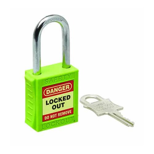 Safety Lockout Padlock 85mm - Green