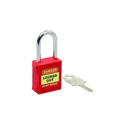 Safety Lockout Padlock 46mm - Red