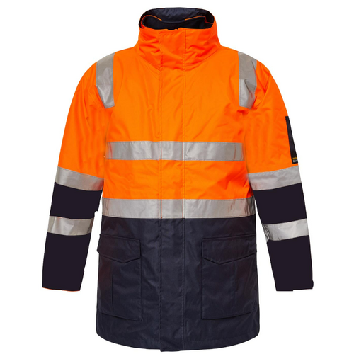 WorkCraft Hi Vis 4 In 1 Taped Jacket